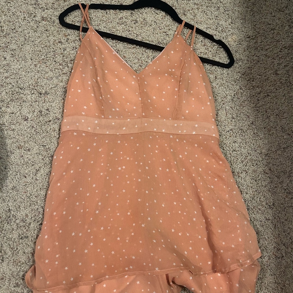Altar'd State Starry Peach Dress